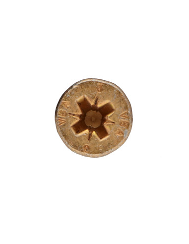 Parafuso de madeira aglomerado VBA3 cabeça fresada Pozi 5X70 Dicromato