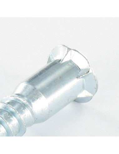 Parafuso autorroscante confirmat cabeça fresada hexagonal oco 7X50 rede de chapa dentado Aço zinco branco