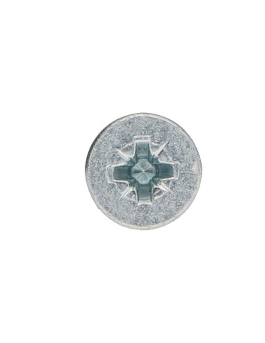 Parafuso de madeira aglomerado PREMIUM cabeça fresada Pozi PZ6 5X60 Aço zinco branco