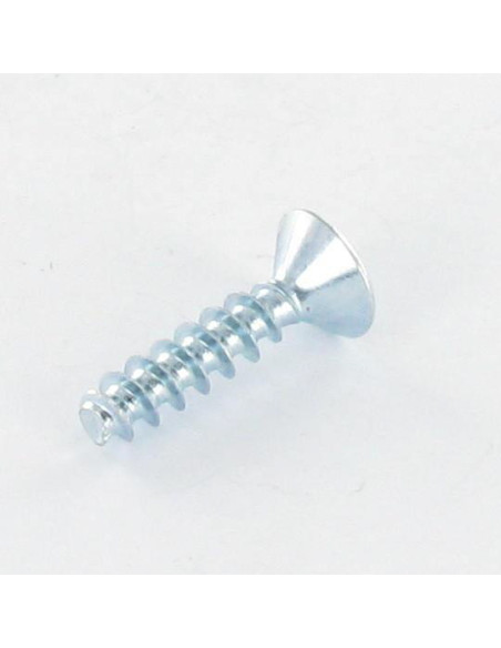 Parfuso de pvc cabeça fresada Pozi 2,5 x 14 Aço zinco branco