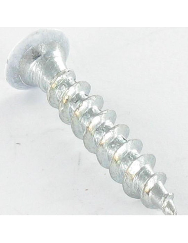 Parfuso de pvc cabeça fresada phillips 4,2 x 25 Aço zinco branco lacado a branco RAL9010 branco puro