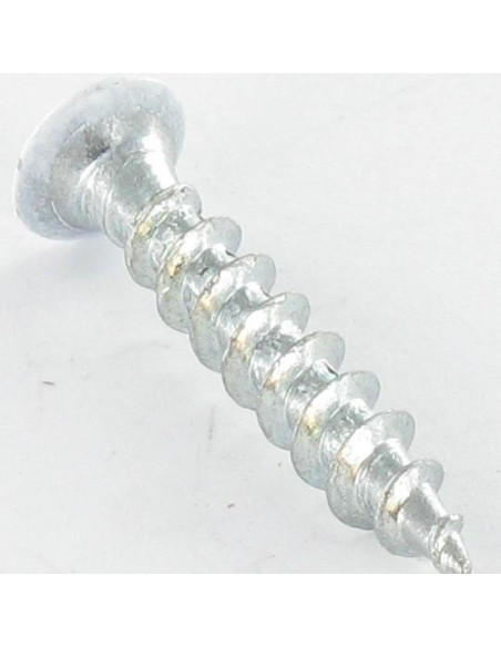 Parfuso de pvc cabeça fresada phillips 4,2 x 25 Aço zinco branco lacado a branco RAL9010 branco puro