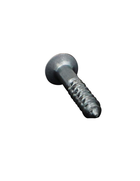 Parafuso de madeira cabeça fresada de panela Pozi PZ6 4X30 Aço zinco branco RAL9016 branco de sinalização