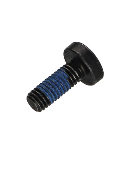 Parafuso de metais cabeça abaulada larga Pozi PZ7 M6X12 Aço zinco preto Freio roscado
