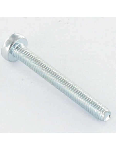 Parafuso autorroscante cabeça abaulada larga M2,5X8 Pozi PZ5 Aço zinco branco microparafusos