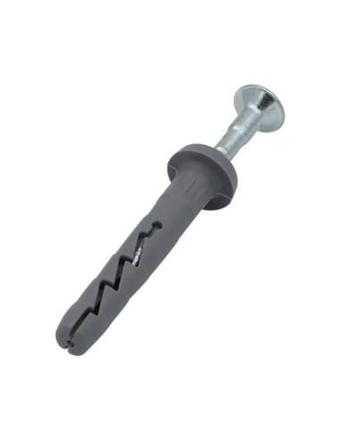 Bucha prego RAWLPLUG cabeça plana 8X60 Aço zinco branco