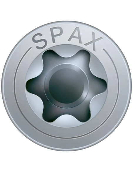 Spax Parafuso de madeira cabeça fresada TORX T20 5X40 rosca total WIROX