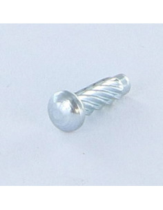 Rebite botão de cravar Tipo U cabeça redonda 4,62X 3/8 Aço zinco branco