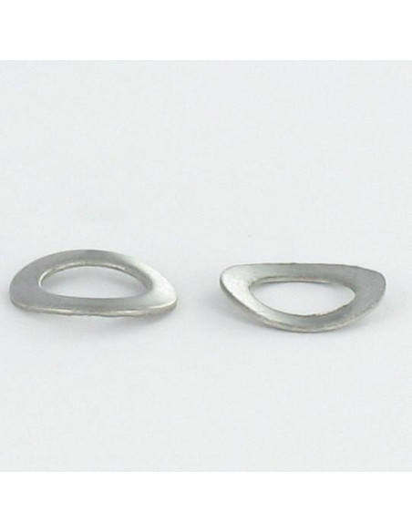 Rondela ONDULEX M2.5 Aço zinco branco Tipo con 1 onda