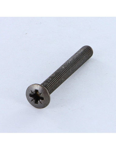 Parafuso de metais cabeça fresada de panela Pozi M5X40 aço bronze