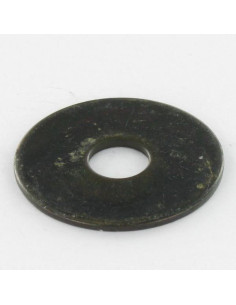 Rondela liso M4X14X0,8 L Aço zinco preto - Parafuso Express