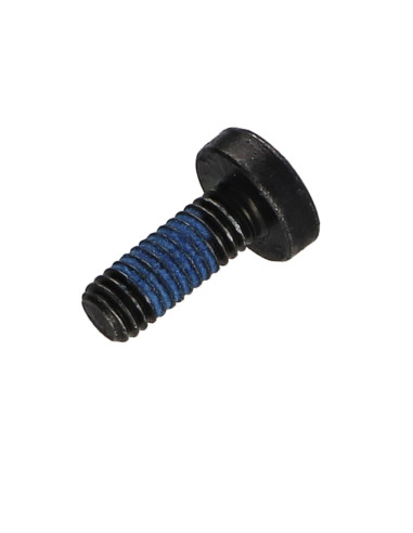 Parafuso de metais cabeça abaulada larga Pozi PZ7 M6X16 Aço zinco preto Freio roscado 3M2353 360°