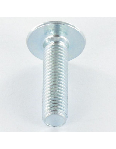 PARAFUSO cabeça de cogumelo M8X40 chave de 5 Aço zinco branco
