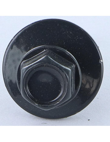 Autoperfurante cabeça hexagonal 5,5 x 25 Arruela estanque com junta de neopreno epdm Aço zinco branco RAL7016