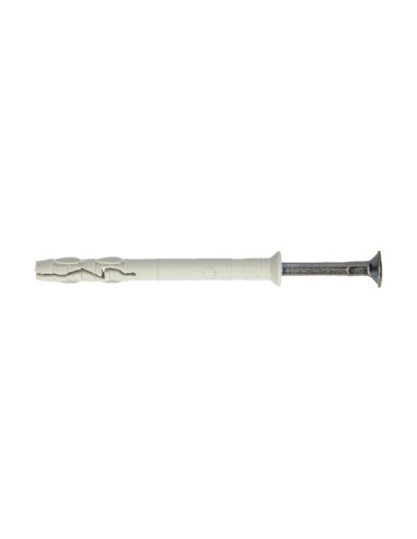 Âncora de martelo parafuso de prego Aço zinco branco 10X160