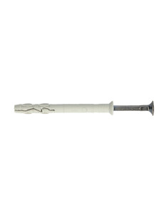 Âncora de martelo parafuso de prego Aço zinco branco 5X40