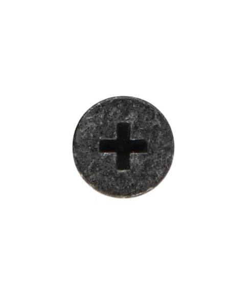 Parafuso autorroscante para plástico cabeça fresada Phillips 0 2,6 x 10 Aço zinco preto microparafusos