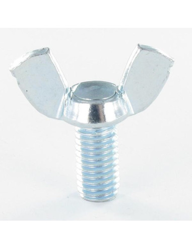 PARAFUSO orelhas M5X25 forma americana Aço zinco branco