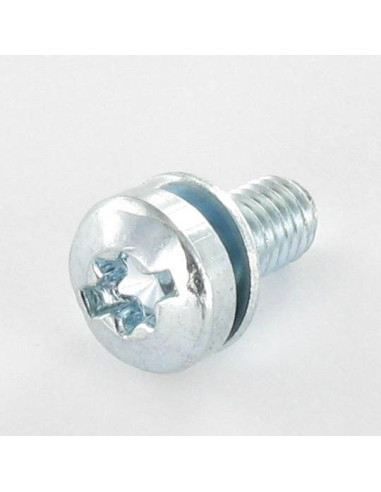 Parafuso de metais cabeça abaulada larga T25/FEND M5X9+RD.IMPER Aço zinco branco