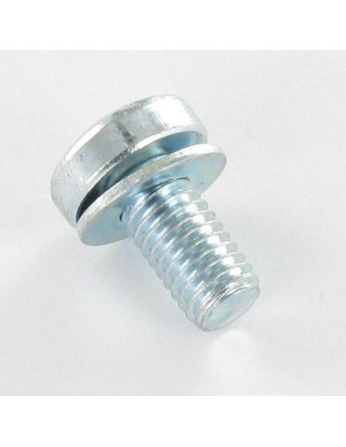 Parafuso de metais cabeça abaulada larga T25/FEND M5X9+RD.IMPER Aço zinco branco