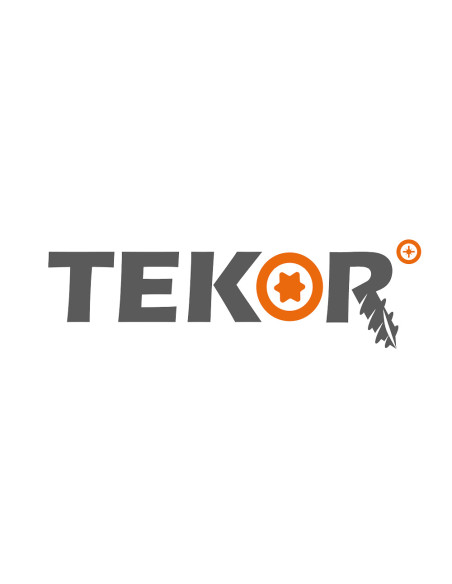 Parafusos de madeira e aglomerado TEKOR cabeça disco TORX T40 cut ponto antifenda tipo 17 8X220 rosca parcial Aço