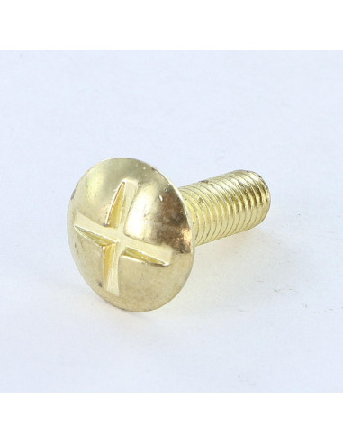 PARAFUSO cabeça de cogumelo sulcada em cruz M8X16 Bronze