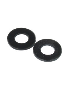 Rondela liso M4X10X0,8 M Aço zinco preto - Parafuso Express