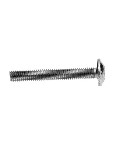 PARAFUSO cabeça de cogumelo Pozi M6X18 Aço zinco branco +FF 180 grau