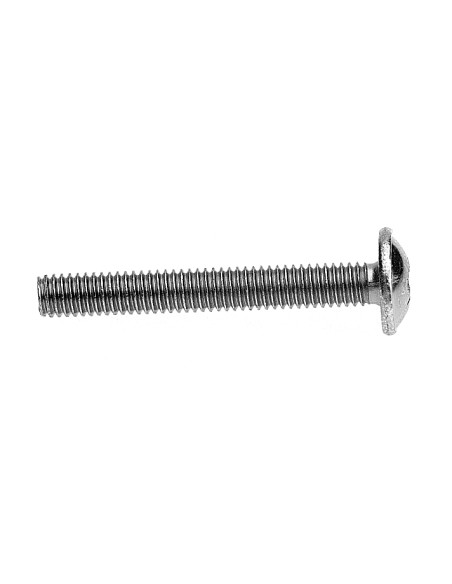 PARAFUSO cabeça de cogumelo Pozi M6X18 Aço zinco branco +FF 180 grau