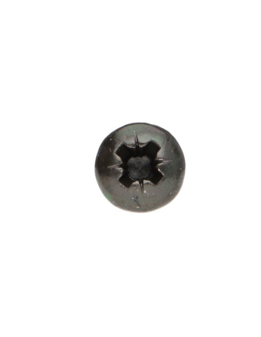 Parafuso de madeira aglomerado cabeça redonda Pozi PZ5 2,5X16 Aço zinco preto microparafusos