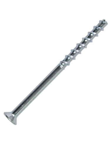 Parafuso de betão cabeça fresada TORX 5X50 Aço zinco branco