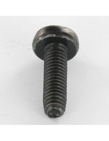 Parafuso autorroscante cabeça abaulada larga M6X20 Pozi PZ7 Aço zinco preto