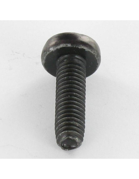 Parafuso autorroscante cabeça abaulada larga M6X20 Pozi PZ7 Aço zinco preto