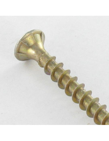 PARAFUSO Spax cabeça fresada Pozi PZ7 6X80 diâmetro da cabeça 11.6 rosca total Dicromato
