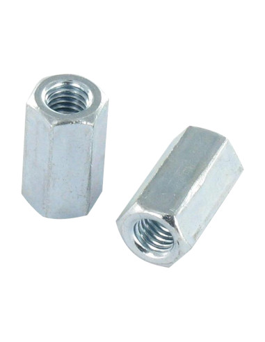 Espaçador hexagonal fêmea fêmea M6 10X60 roscado sobre 10/10 Aço zinco branco