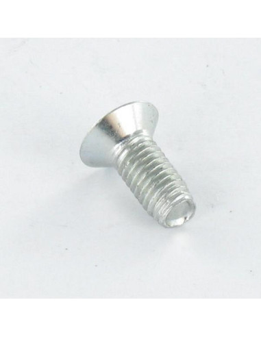 Parafuso autorroscante cabeça fresada M2,5X8 TORX T8 Aço zinco branco microparafusos