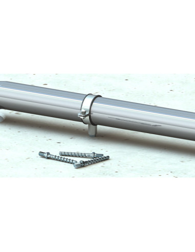 Parafuso de betão cabeça ROSQUEADO MACHO 6X55 Aço zinco branco