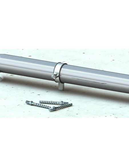 Parafuso de betão cabeça ROSQUEADO MACHO 6X55 Aço zinco branco