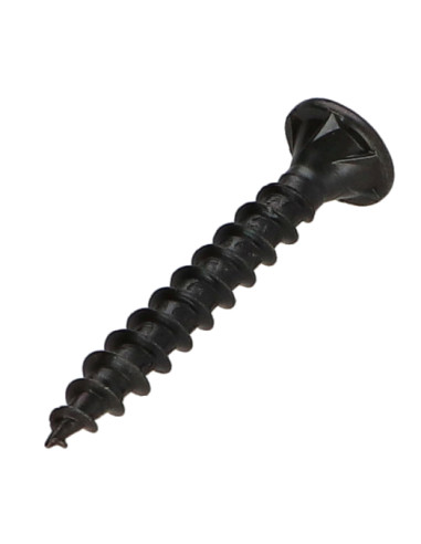 Parafuso de madeira aglomerado VBA3 cabeça fresada dentado 4X35 TORX T20 Aço zinco preto