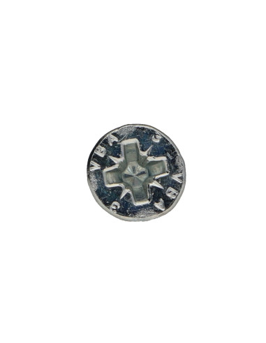 Parafuso de madeira aglomerado VBA3 cabeça fresada Pozi 3,5X17 Aço zinco branco
