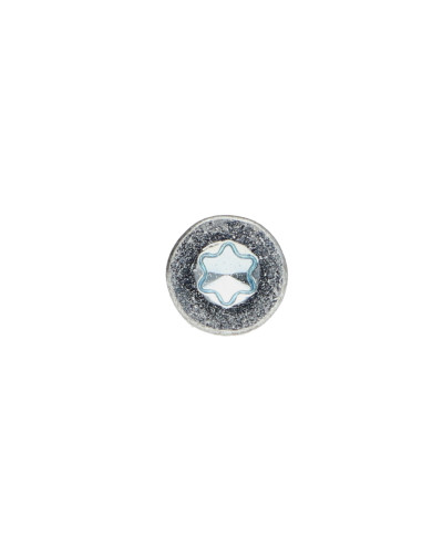 Parafuso de chapa cabeça fresada TORX T15 3,9 x 13 Aço zinco branco