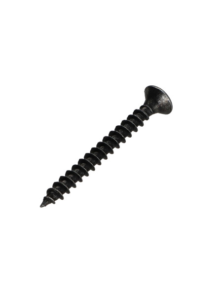Parafuso de madeira aglomerado PREMIUM cabeça fresada Pozi PZ6 4,5X45 Aço zinco preto