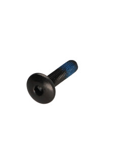 PARAFUSO cabeça de cogumelo M6X25 chave de 4 Aço zinco preto Freio roscado