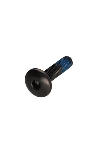 PARAFUSO cabeça de cogumelo M6X25 chave de 4 Aço zinco preto Freio roscado