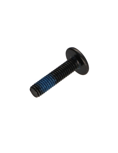PARAFUSO cabeça de cogumelo M6X25 chave de 4 Aço zinco preto Freio roscado
