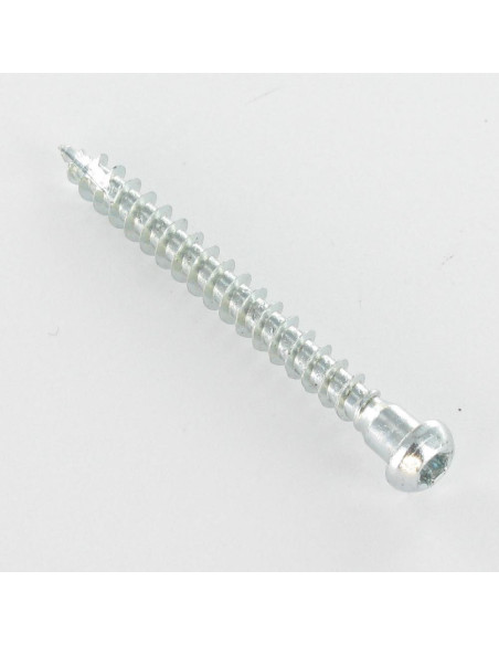 PARAFUSO FERRAGENS ANGULAR cabeça cilíndrica TORX T20 cut ponto antifenda tipo 17 Aço zinco branco 5X60