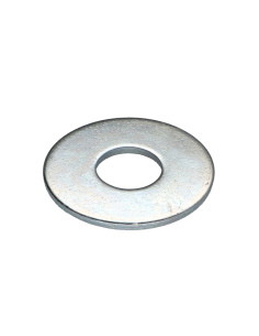 Rondela liso 18X50X3 Aço zinco branco - Parafuso Express