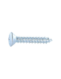 Parafuso de chapa cabeça fresada de panela Phillips 3 5,5 x 32 Aço zinco branco