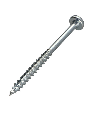 Parafusos de madeira e aglomerado TEKOR cabeça redonda TORX T30 6X90 rosca parcial cut ponto antifenda tipo 17 Aço