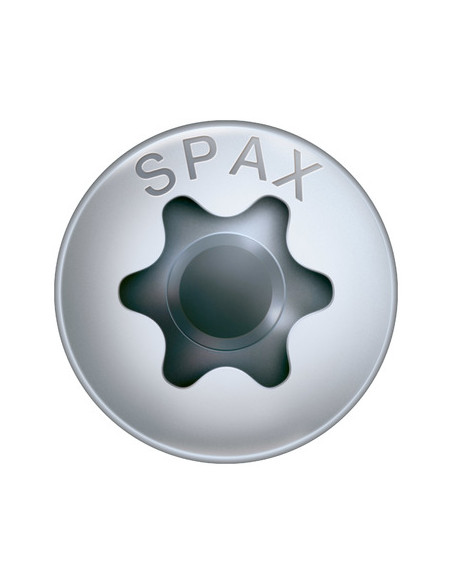 Spax Parafuso de madeira cabeça redonda T-STAR+ TORX T20 WIROX 5X80 roscado sobre 61